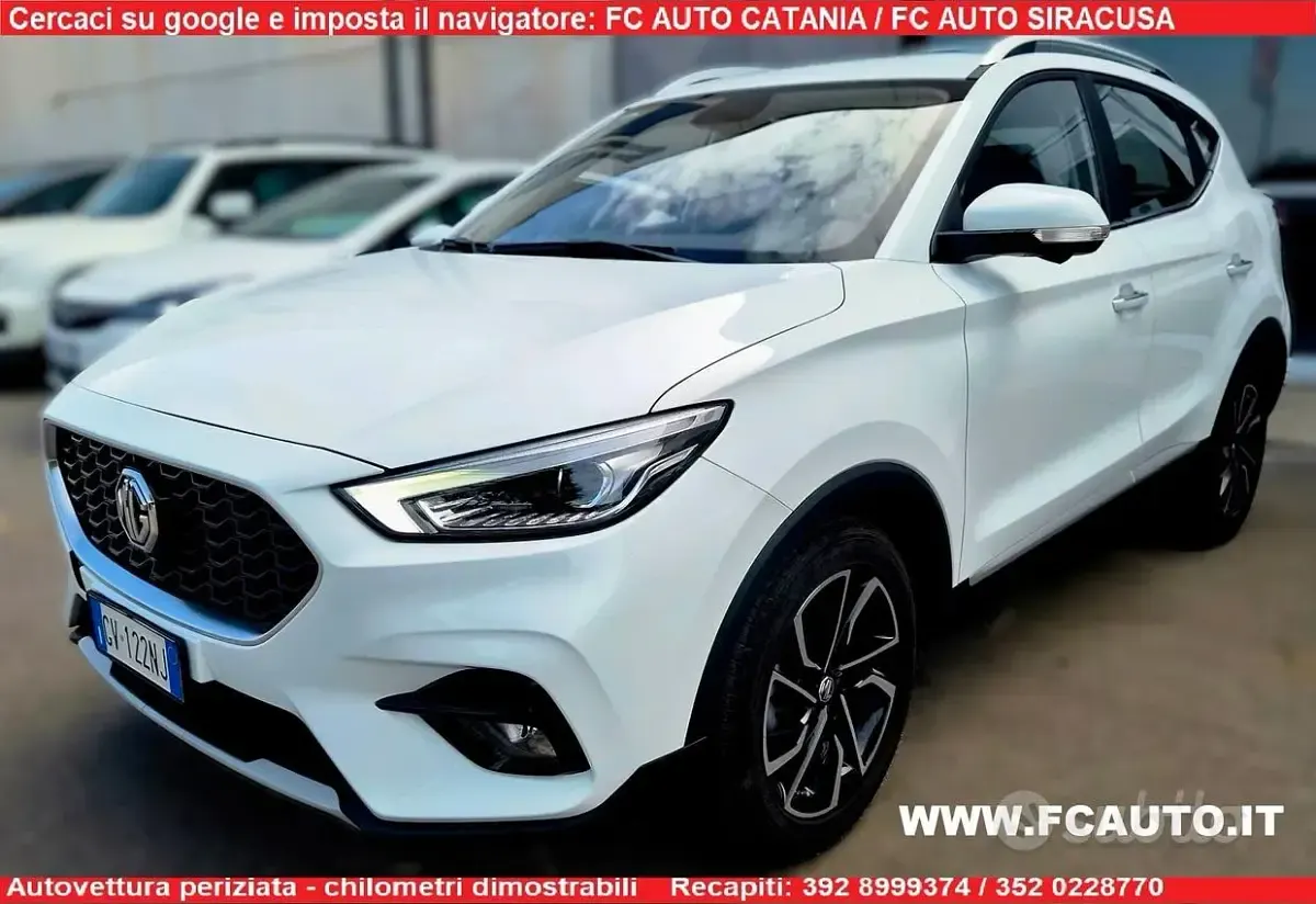 Usata MG ZS Luxury 106 CV (77 kW) 2024 Bianco SUV
