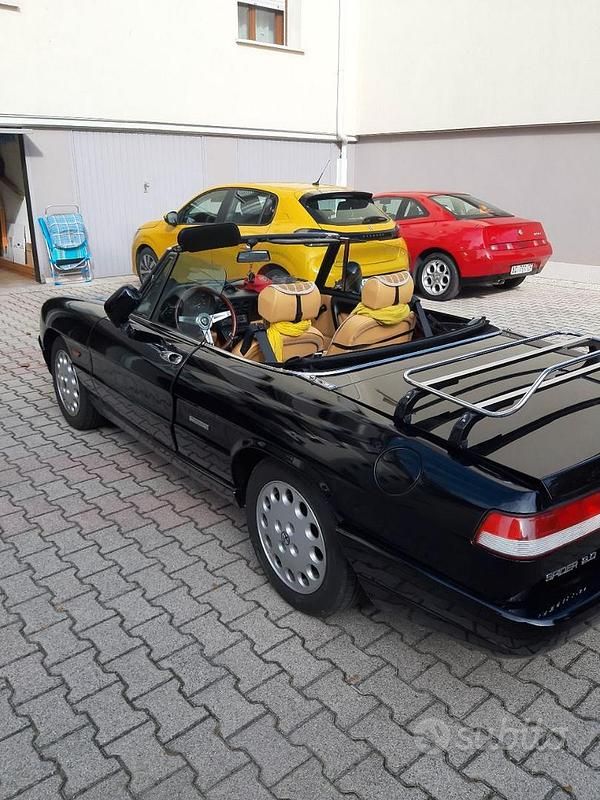 Usata Alfa Romeo Spider 1990 Nero Cabrio