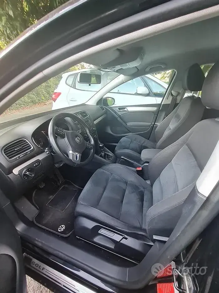 Usata VW Golf VII Highline 105 CV (77 kW) 2012 Nero Berlina