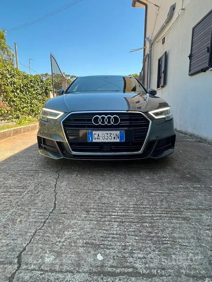 Usata Audi A3 S-Line 116 CV (85 kW) 2017 Grigio Berlina