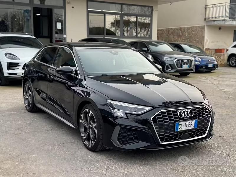 Usata Audi A3 S-Line 116 CV (85 kW) 2022 Nero Berlina
