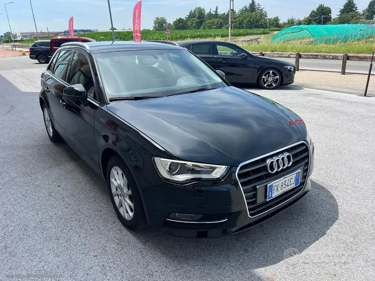 Usata Audi A3 110 CV (80 kW) 2016 Nero Berlina