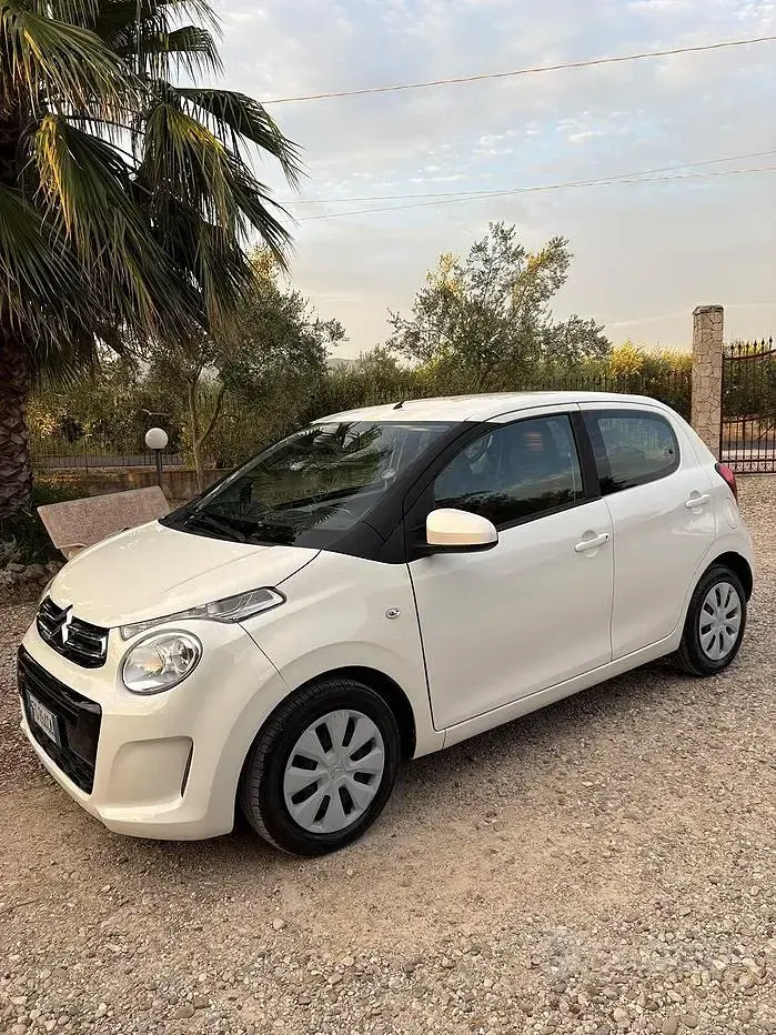 Usata Citroën C1 69 CV (50 kW) 2017 Bianco Utilitaria