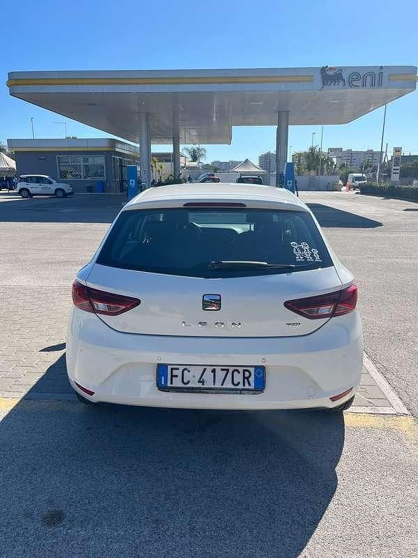 Usata Seat Leon CONNECT 110 CV (80 kW) 2016 Bianco Berlina