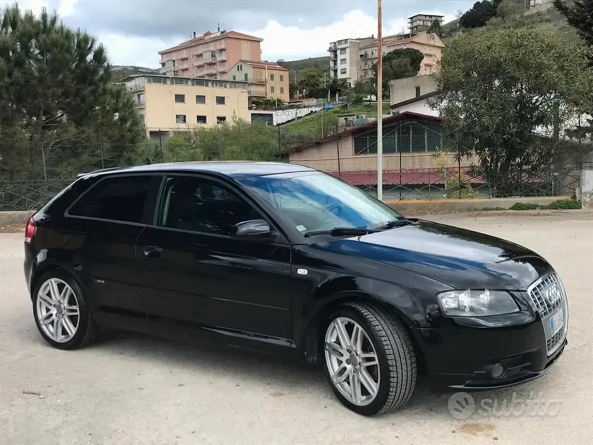 Usata Audi A3 S-Line 170 CV (125 kW) 2007 Nero Utilitaria