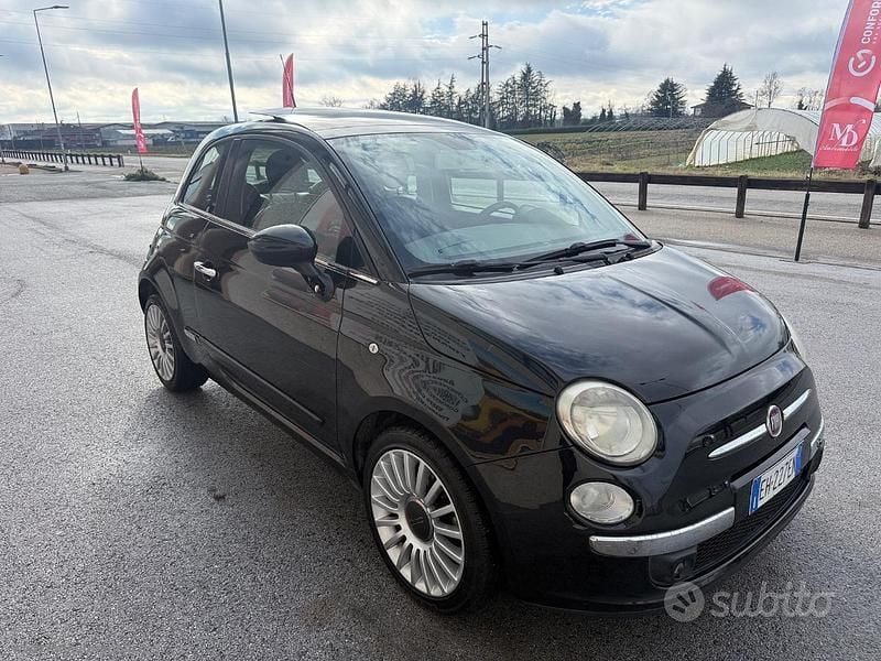 Usata Fiat 500 Lounge 95 CV (69 kW) 2011 Grigio Berlina