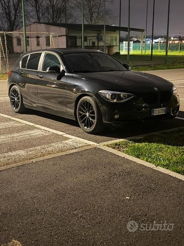 Usata BMW 116 2015 Nero Utilitaria