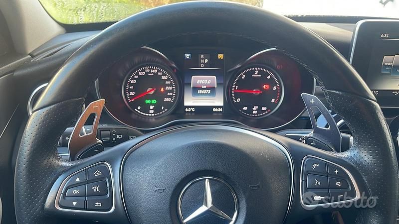 Usata Mercedes C220 Premium 170 CV (125 kW) 2016 Blu Station wagon