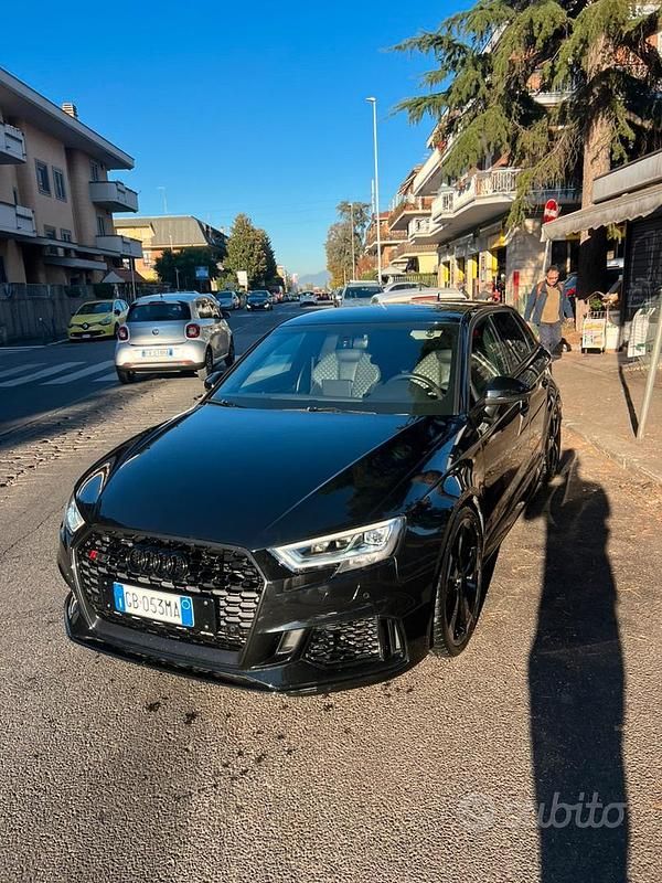 Usata Audi RS3 Ambiente 400 CV (294 kW) 2019 Nero Berlina