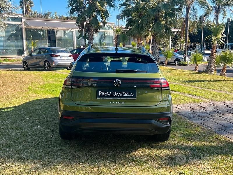 Usata VW Taigo Life 95 CV (69 kW) 2022 Verde SUV