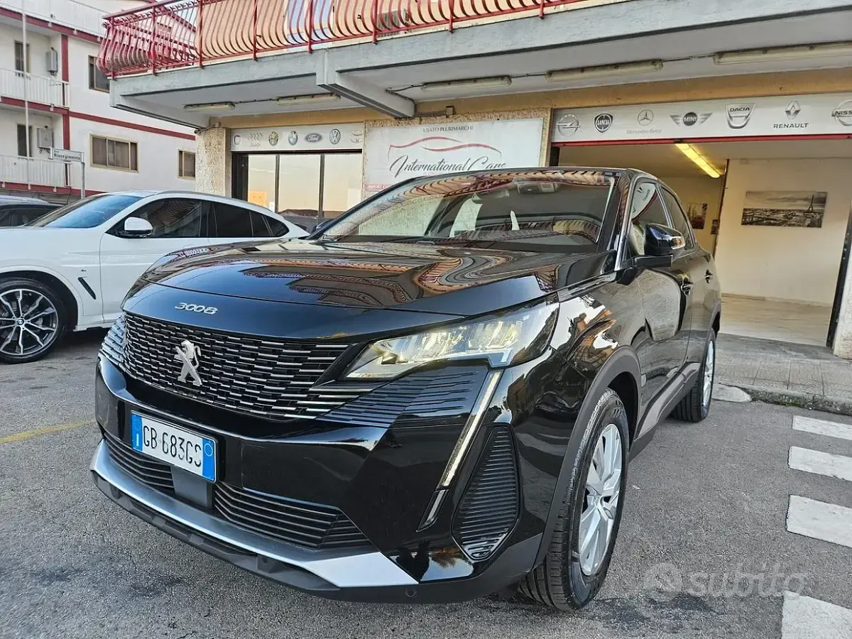 Usata Peugeot 3008 Active 131 CV (96 kW) 2021 Nero SUV