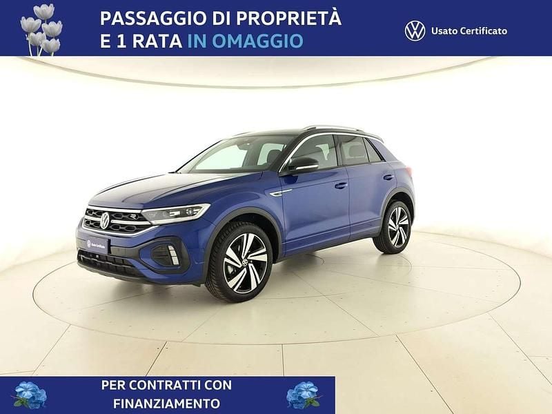 Usata VW T-Roc R-line Plus 150 CV (110 kW) 2025 Lapiz blue metallizzato nero SUV