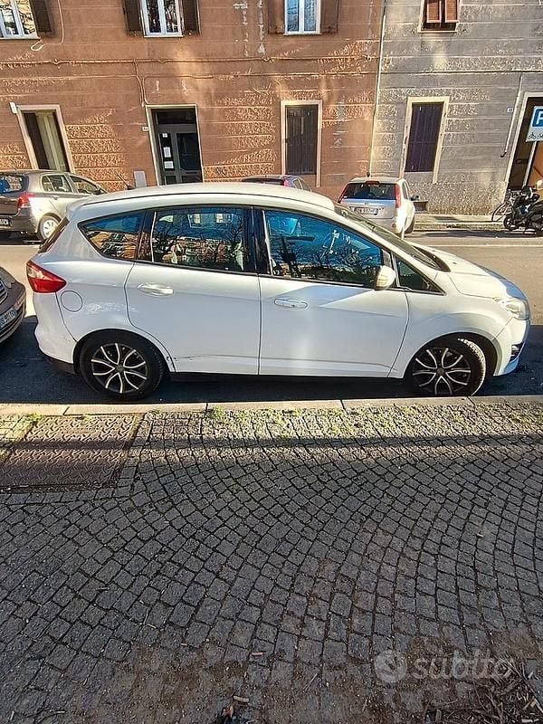 Usata Ford C-MAX 116 CV (85 kW) 2014 Bianco Monovolume