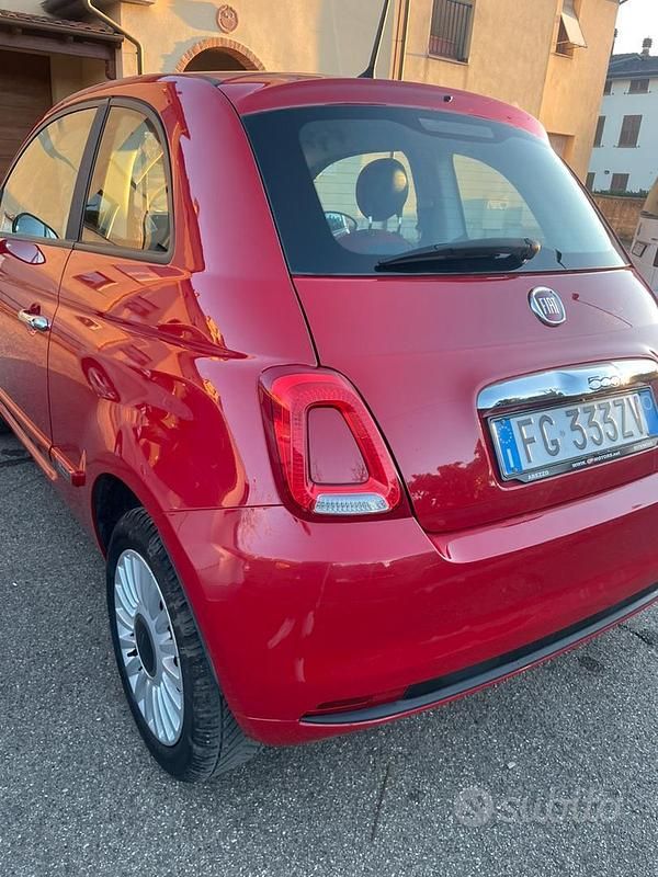 Usata Fiat 500 95 CV (69 kW) 2016 Rosso Coupé