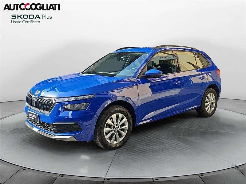 Blu mediterraneo Usata 2022 Skoda Kamiq Ambition SUV | 16.900 € (Buon prezzo) - Immagine 1/4