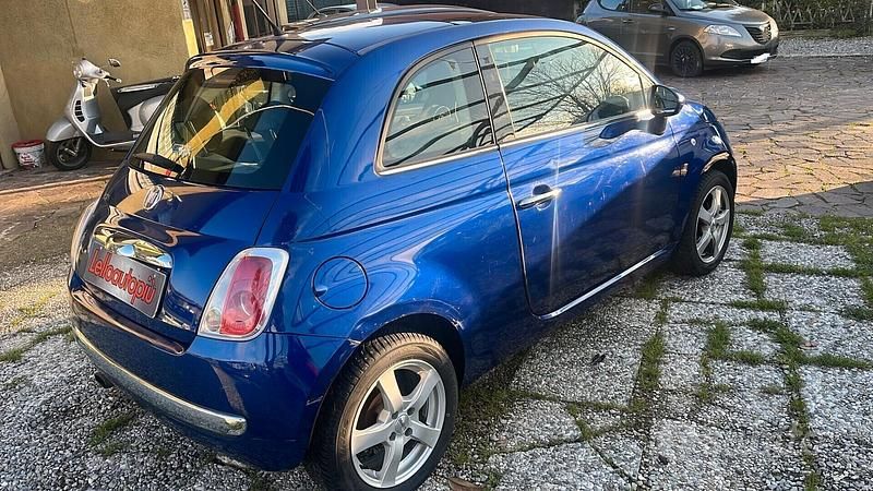 Usata Fiat 500 Lounge 69 CV (50 kW) 2010 Blu Berlina