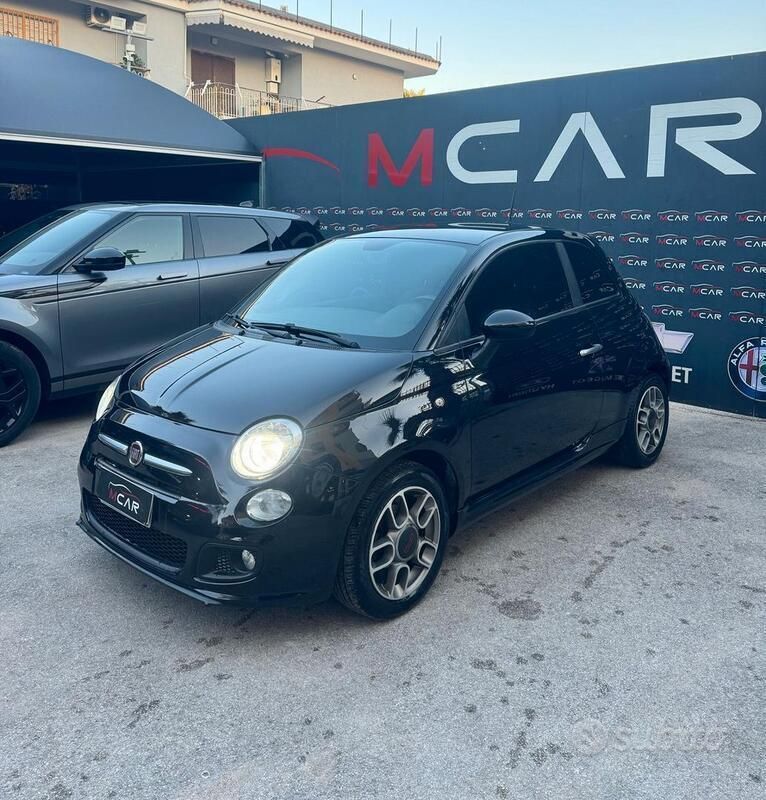 Usata Fiat 500 Sport 69 CV (50 kW) 2015 Nero Utilitaria