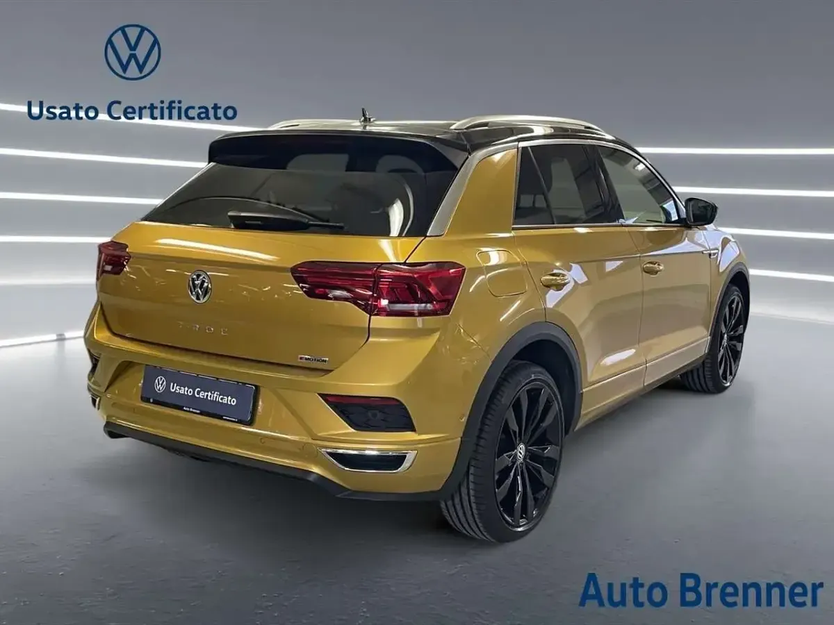 Usata VW T-Roc Advance 150 CV (110 kW) 2019 Curcuma yellow metallizzato ne SUV