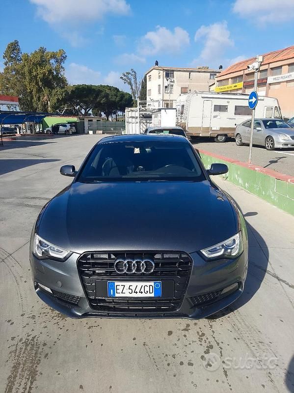 Usata Audi A5 S-Line 2015 Grigio Coupé