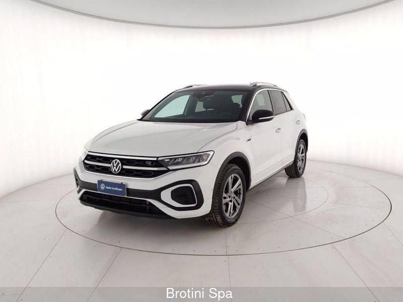 Bianco pastello Usata 2024 VW T-Roc R-line SUV | 27.900 € (Ottimo prezzo) - Immagine 1/4