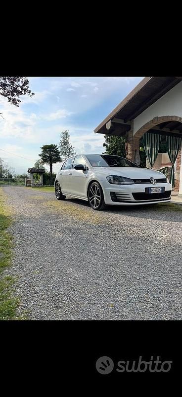 Usata VW Golf VII GTD 184 CV (135 kW) 2016 Bianco Berlina