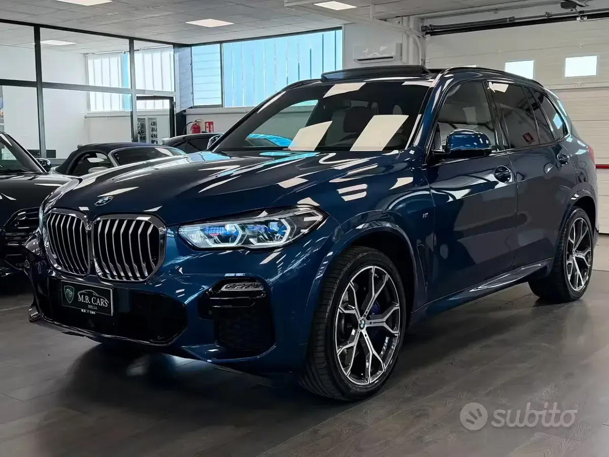 Usata BMW X5 M Sport 265 CV (194 kW) 2018 Blu/azzurro SUV