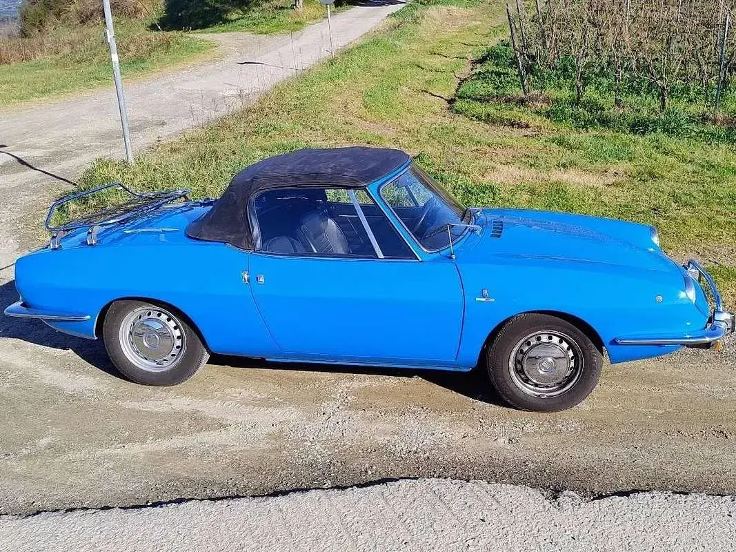 Usata Fiat 850 Sport 58 CV (42 kW) 1972 Blu/azzurro Cabrio