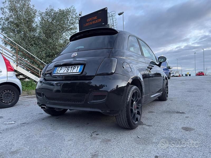 Nero Usata 2014 Fiat 500S Tre volumi | 7500 € - Immagine 1/4