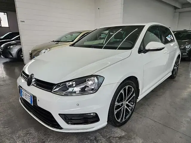 Usata VW Golf VII Highline 125 CV (91 kW) 2016 Bianco Berlina