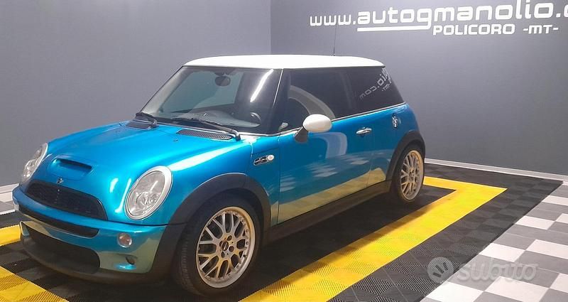 Usata Mini Cooper S 163 CV (119 kW) 2004 Blu Utilitaria