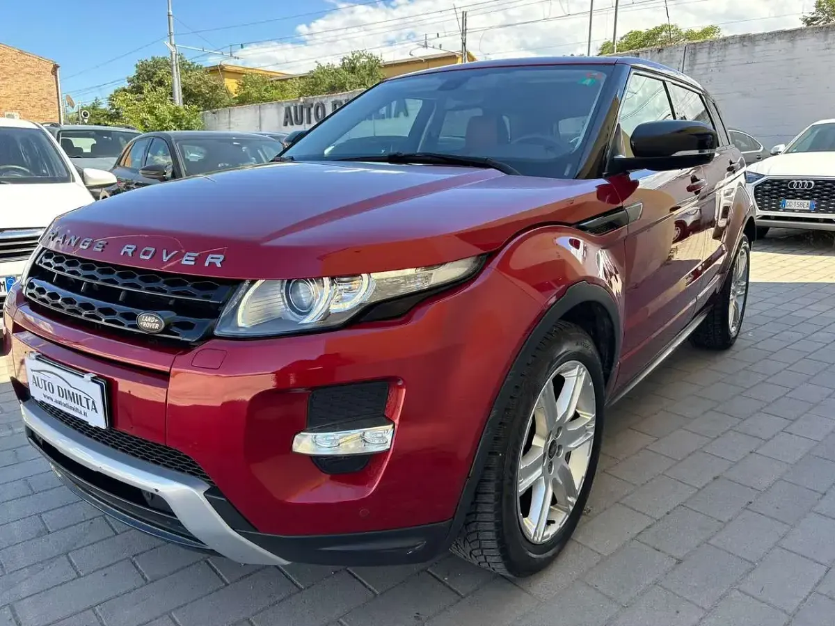 Usata Land Rover Range Rover evoque Dynamic 150 CV (110 kW) 2012 Rosso SUV