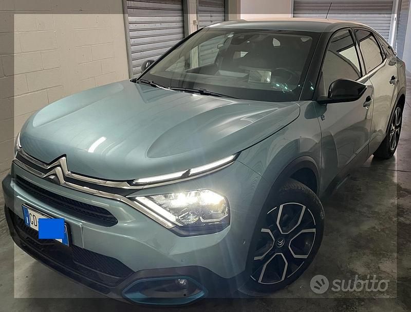 Usata Citroën e-C4 Shine 100 kW (136 CV) 2021 Blu Berlina