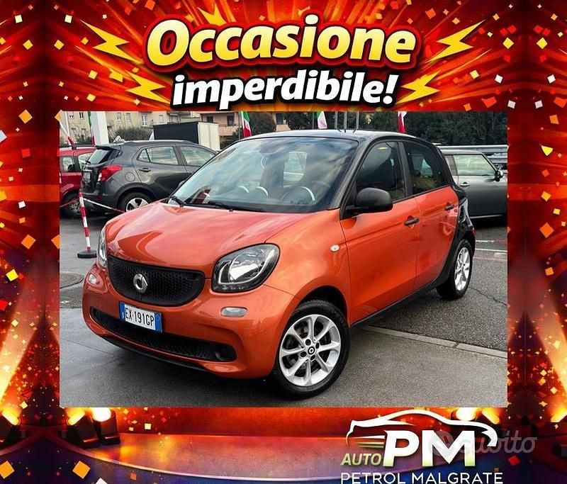 Arancione Usata 2014 Smart ForFour Utilitaria | 5900 € (Buon prezzo) - Immagine 1/4