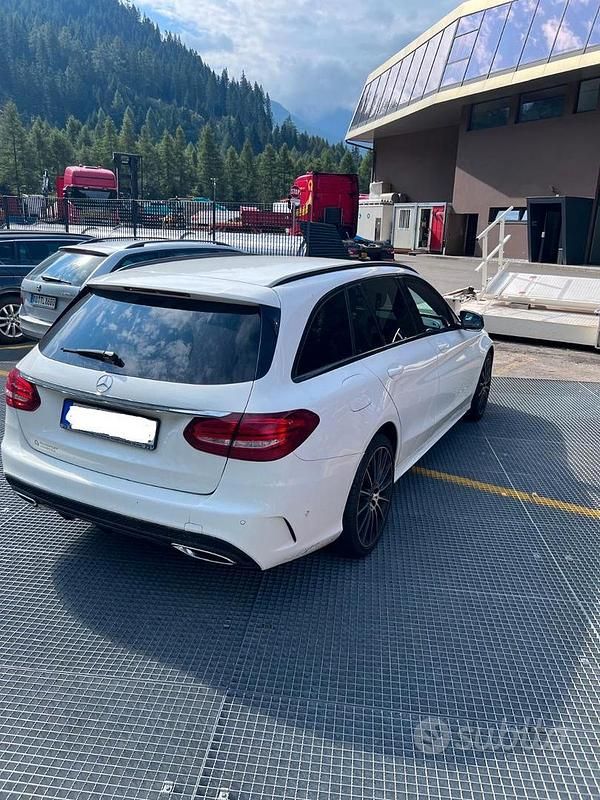 Usata Mercedes C250 204 CV (150 kW) 2017 Bianco Station wagon