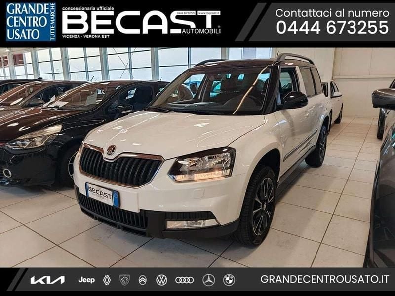 Bianco pastello Usata 2016 Skoda Yeti Design Edition SUV | 11.800 € (Ottimo prezzo) - Immagine 1/4