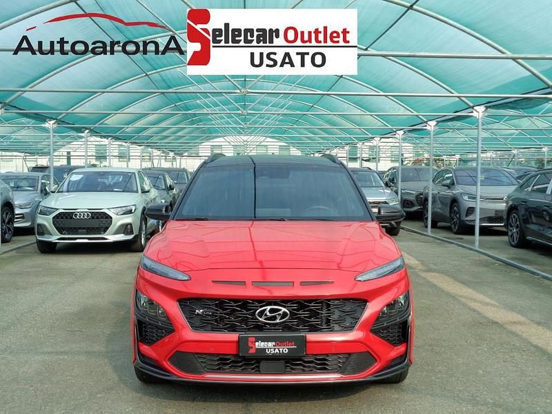 Usata Hyundai Kona N Line 120 CV (88 kW) 2022 Rosso metallizzato SUV