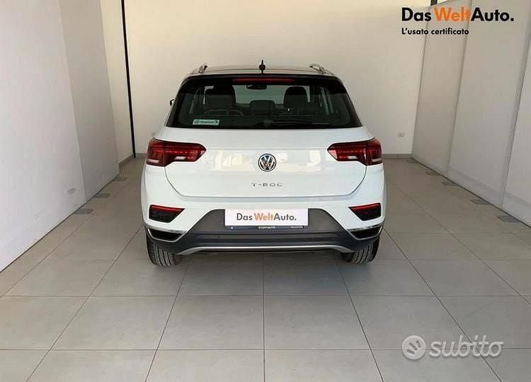 Usata VW T-Roc Advance 150 CV (110 kW) 2019 Bianco SUV