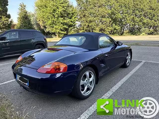 Usata Porsche Boxster 220 CV (161 kW) 2002 Blu/azzurro(met.) Cabrio