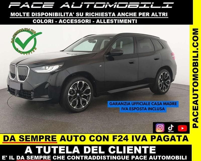 Nero Usata 2025 BMW X3 M Sport SUV | 55.800 € (Buon prezzo) - Immagine 1/3