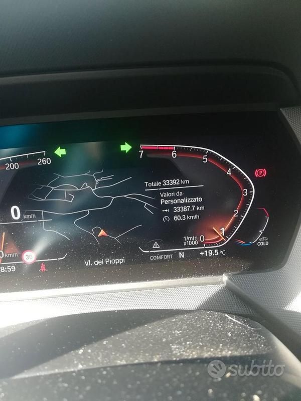 Usata BMW 118 M Sport 150 CV (110 kW) 2021 Grigio Utilitaria