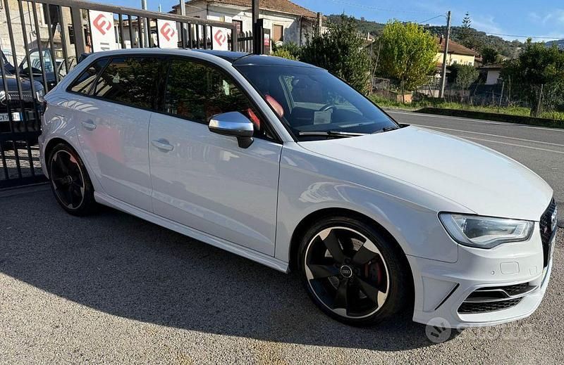 Usata Audi S3 300 CV (220 kW) 2015 Bianco Berlina