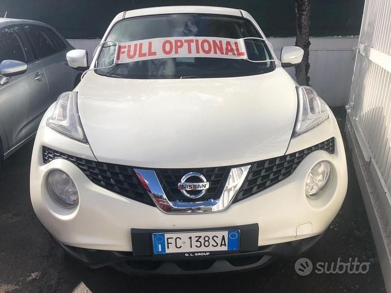 Usata Nissan Juke Tekna 110 CV (80 kW) 2016 Bianco SUV