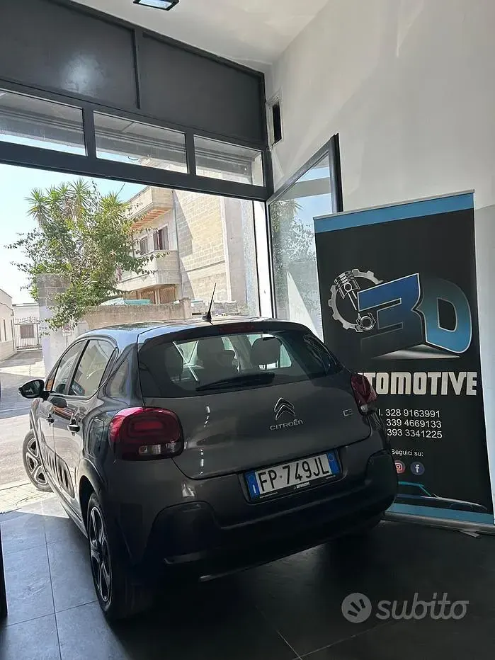 Usata Citroën C3 Feel 68 CV (50 kW) 2018 Grigio Utilitaria