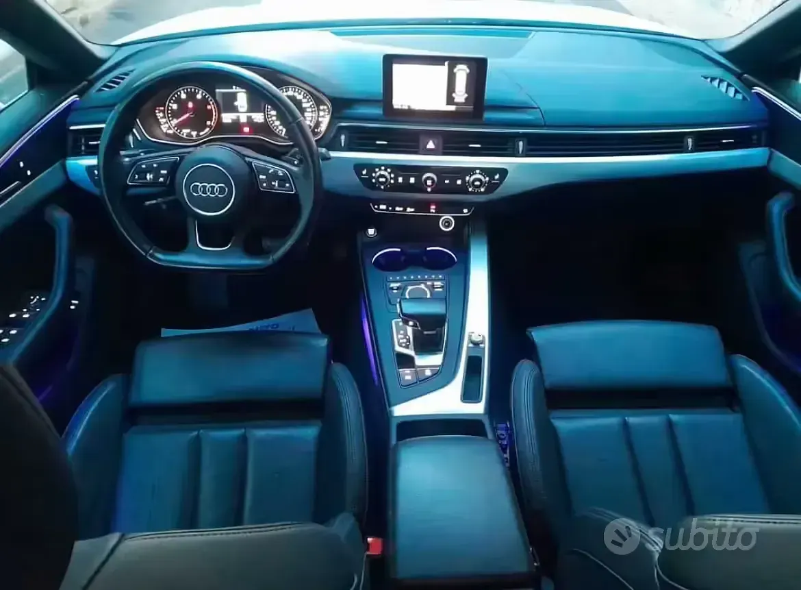Usata Audi A5 150 CV (110 kW) 2019 Bianco Coupé