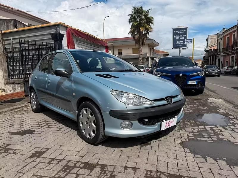 Usata Peugeot 206 108 CV (79 kW) 2004 Grigio Berlina