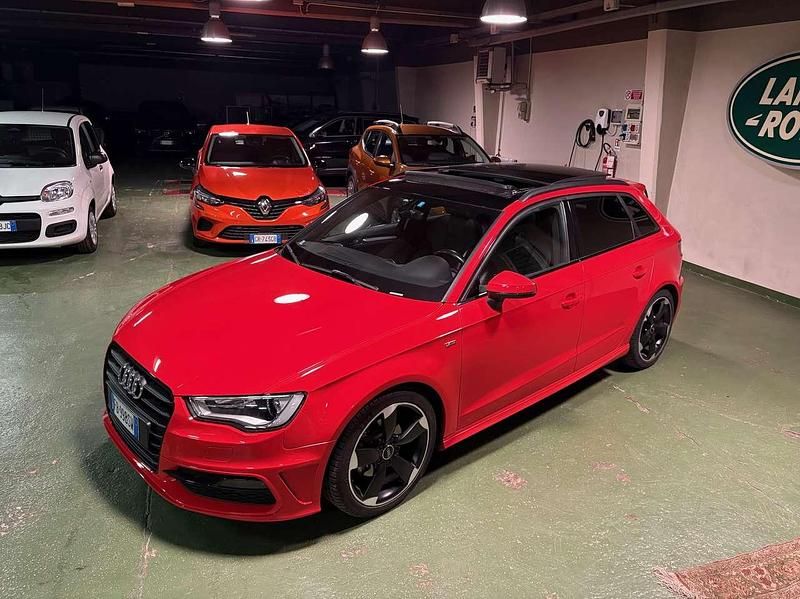 Usata Audi A3 S-Line 150 CV (110 kW) 2016 Rosso Berlina