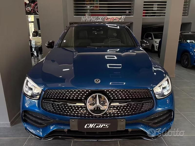 Usata Mercedes GLC220 Premium Plus 194 CV (142 kW) 2023 Blu Coupé