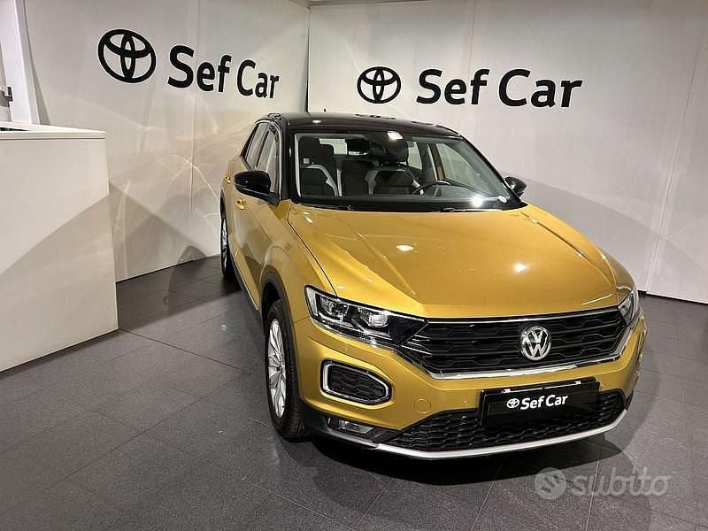 Usata VW T-Roc Advance 116 CV (85 kW) 2019 Giallo SUV