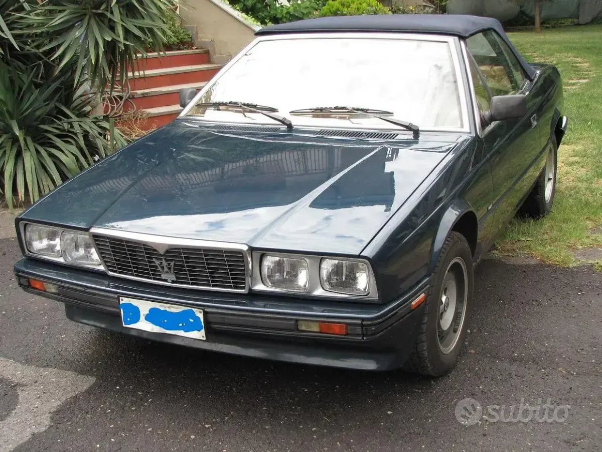 Usata Maserati Biturbo 184 CV (135 kW) 1987 Bluazzurro Cabrio
