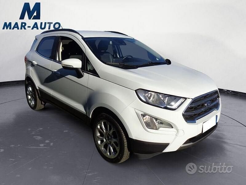 Usata Ford Ecosport Titanium 125 CV (91 kW) 2021 Bianco SUV